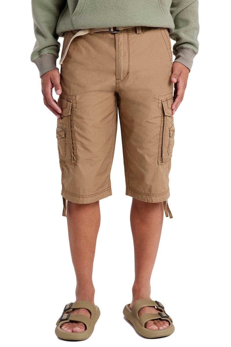 Unionbay Men's Cordova Belted Messenger Cargo Short - Reg and Big and Tall Sizes, Field, 46